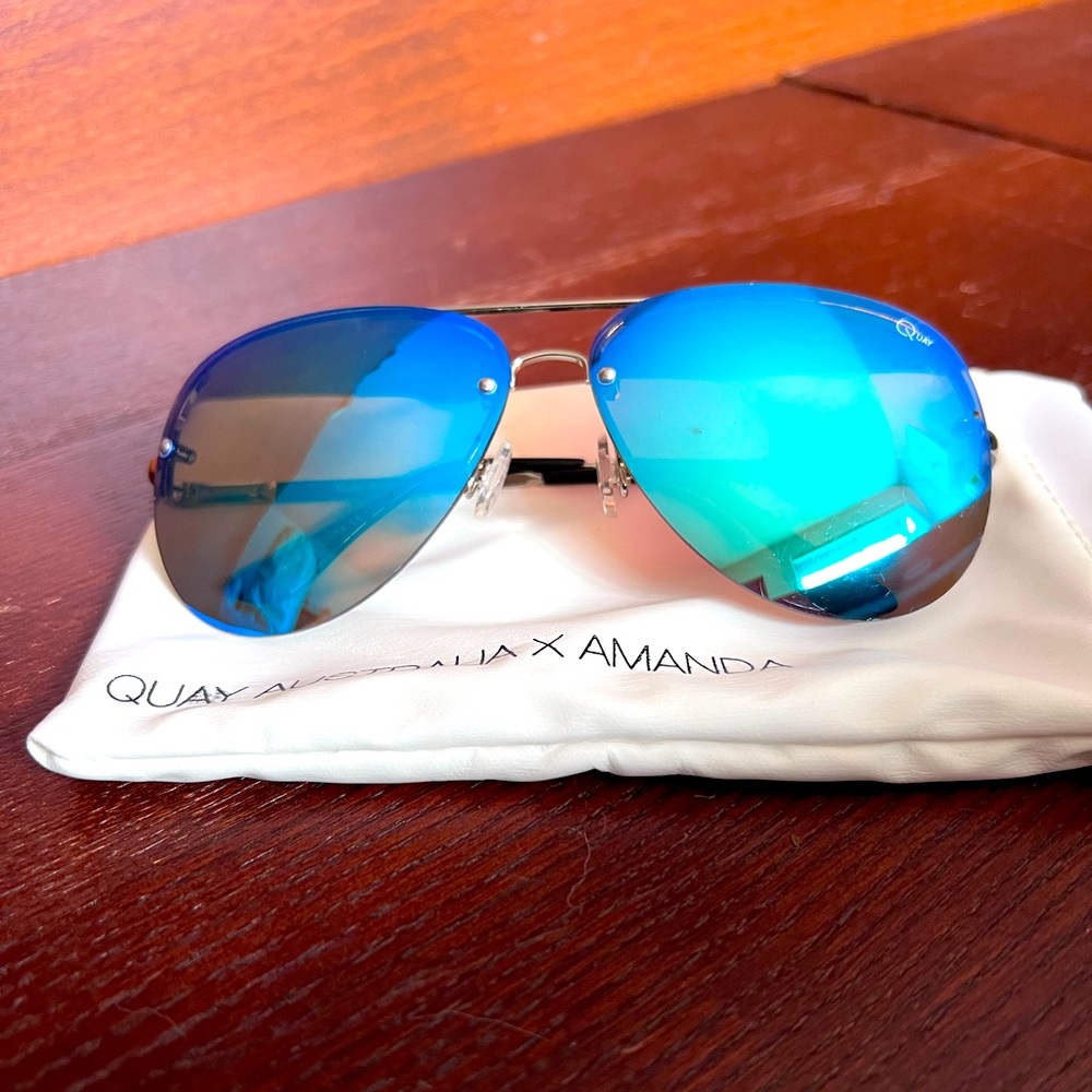 Quay Australia X Amanda aviator sunglasses